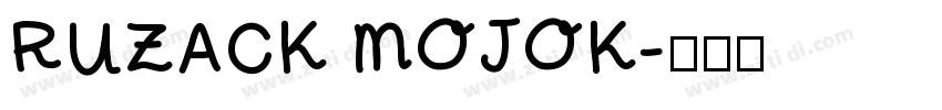 RUZACK MOJOK字体转换